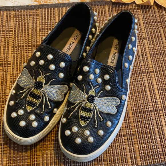 steve madden bee loafers
